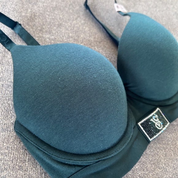 🔸NWOT Evergreen Tee Shirt, Push Up Full Coverage Bra With Rhinestones - Picture 5 of 9